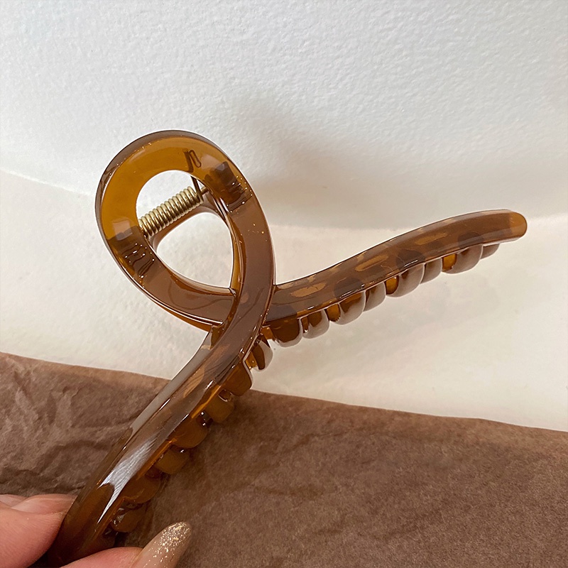 พร้อมส่งกิ๊บติดผมใหญ่ส์ใสเกาหลีแฟชั่นจับคลิปสำหรับผู้หญิงเครื่องประดับผม.COD - รูปที่ 7