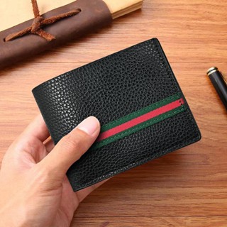 CL001 กระเป๋าสตางค์หนัง Pu ใบสั้นอเนกประสงค์ สําหรับผู้ชาย