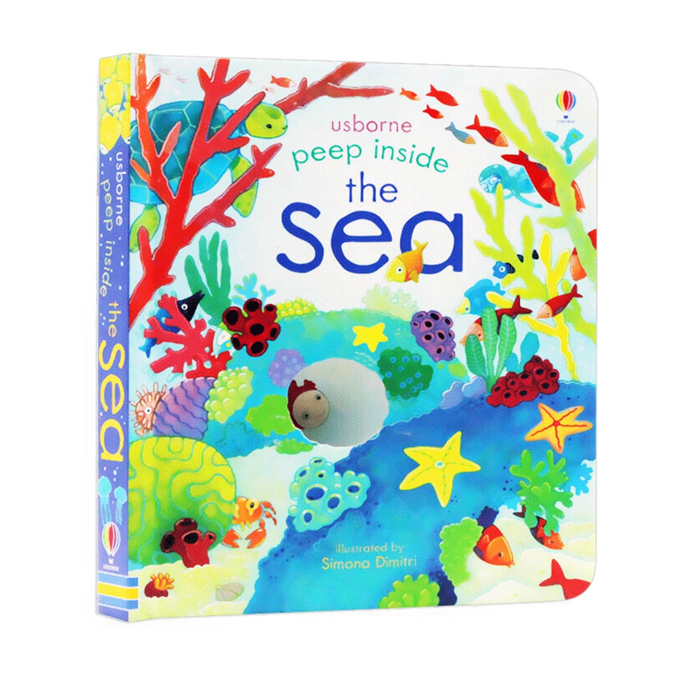 Usborne Peep Inside The Sea Children Educational Interactive Book