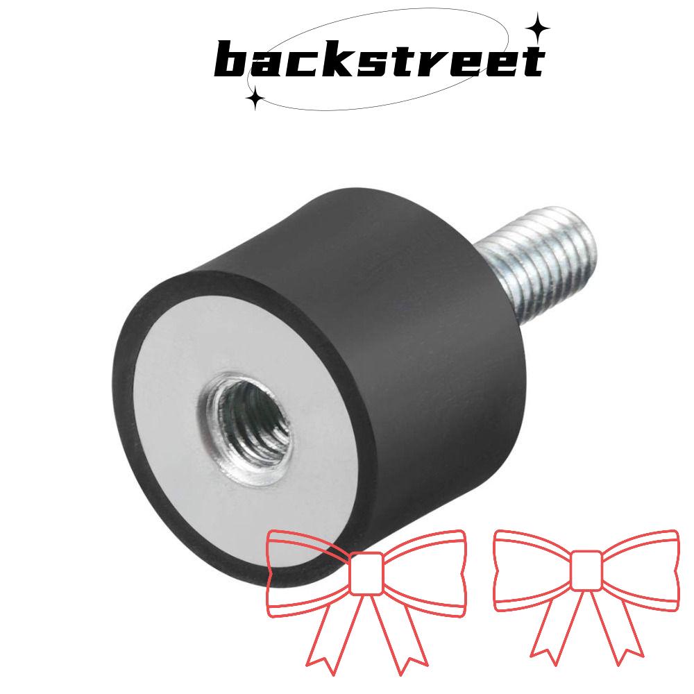 Backstreet ตัวแยกการสั่นสะเทือน M6 M8 M10 เมาท์ยาง สีดํา โช๊คอัพกระบอกสูบน้ํา ทนทาน