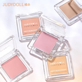 Judydoll Blush Single Color Blush Highlight Contour Purple Blush Peach Matte Natural Apricot Shrink ขยาย