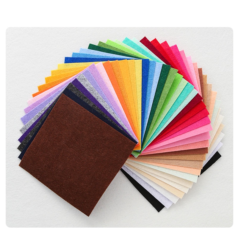 90x45 ซม.นุ่ม Felt ผ้าไม่ทอ Felt ผ้าแผ่น Patchwork DIY เย็บตุ๊กตาหัตถกรรมอุปกรณ์เสริมวัสดุ 1 มม.หนา TJ10300