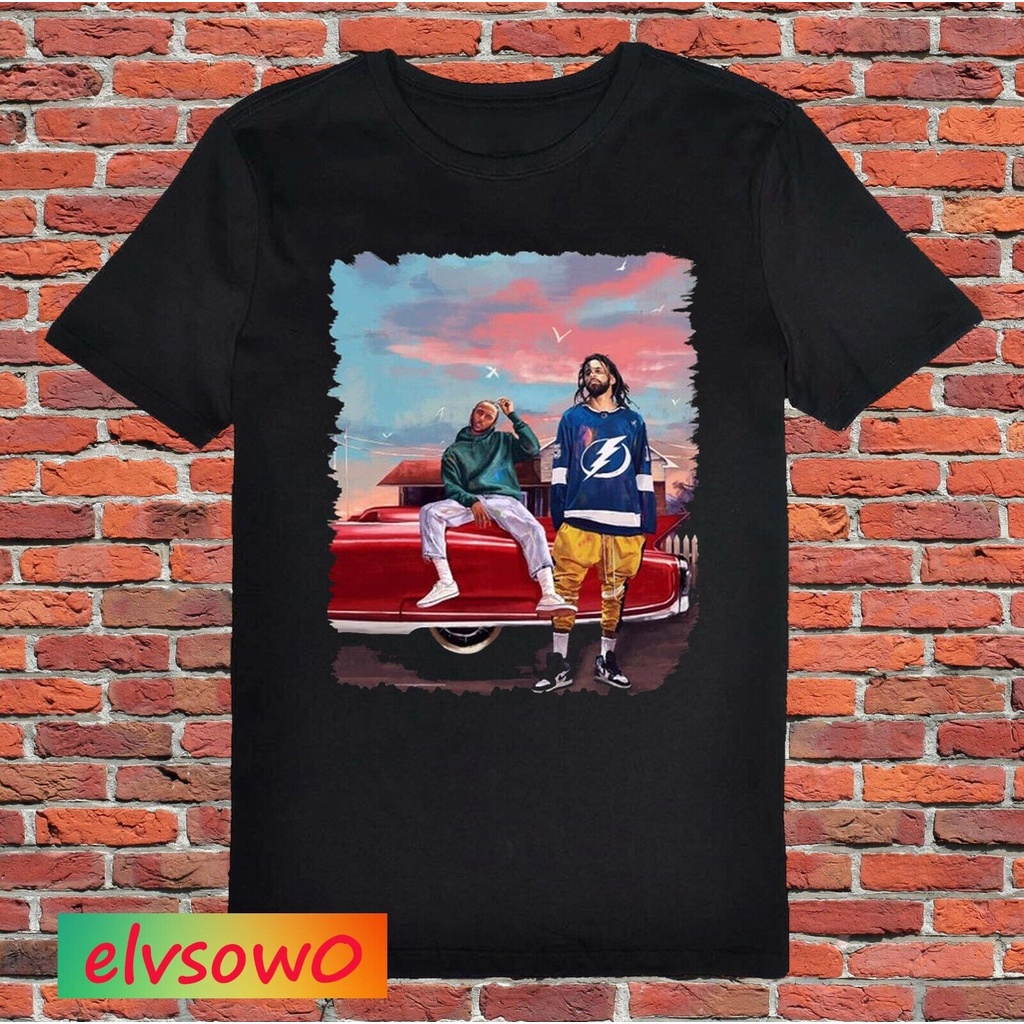 Vintage J Cole & Kendrick Lamar T Shirt เสื้อฮิปฮอปแร็พ