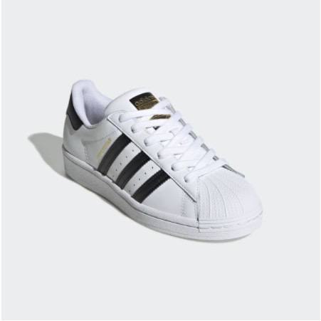 2023 Adidas stan smith superstar "White black" สำหรับเด็ก รองเท้า true