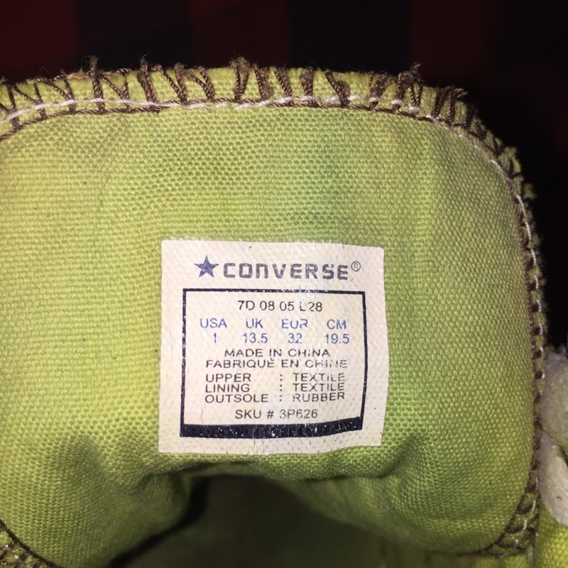 Converse All Star Vintage หนัง มือสอง สภาพดี รองเท้า Hot sales