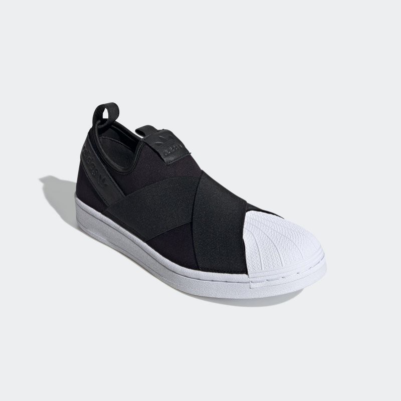 Adidas Originals Superstar Slip-on FW7051 สีดำ / ขาว รองเท้า train