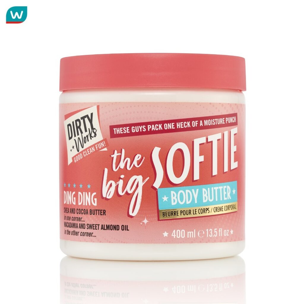 Dirty Works เดอร์ตี้ เวิร์คส เดอะ บิ๊ก ซอฟต์ตี้ บอดี้ บัตเตอร์ 400 มล.