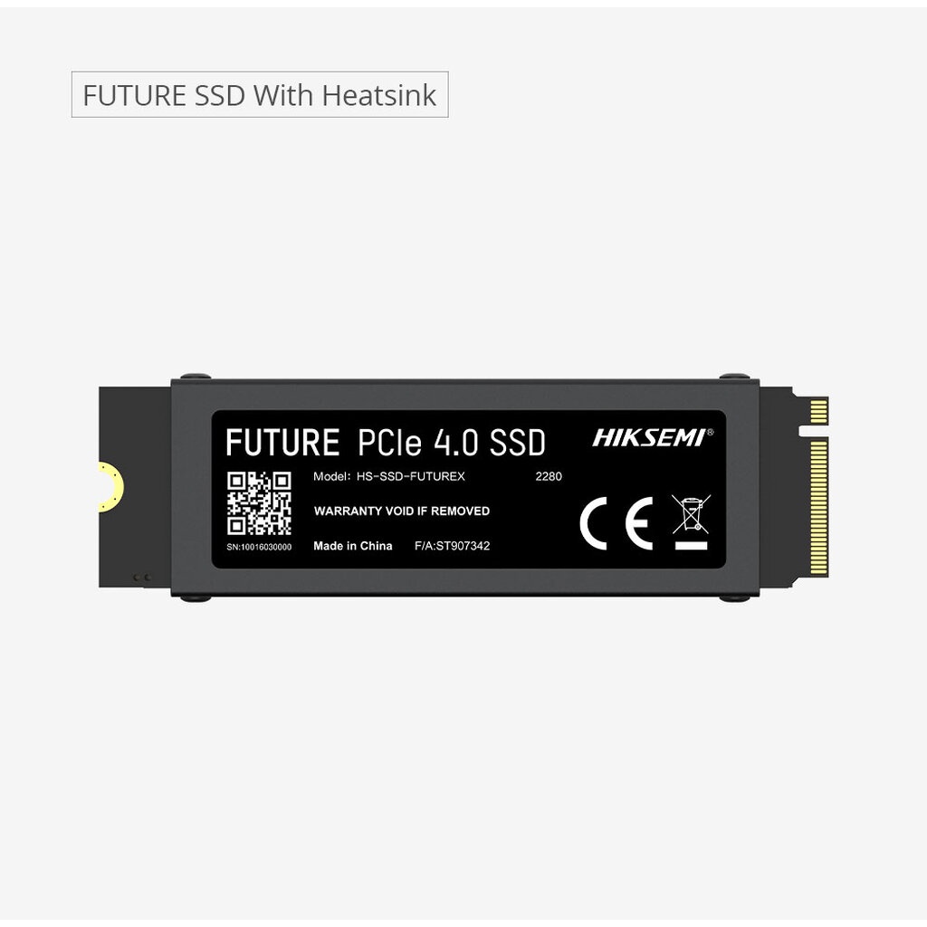 HIKSEMI FUTURE X CONSUMER SSD 2048GB M.2 PCIE GEN4 พร้อมฮีตซิงค์
