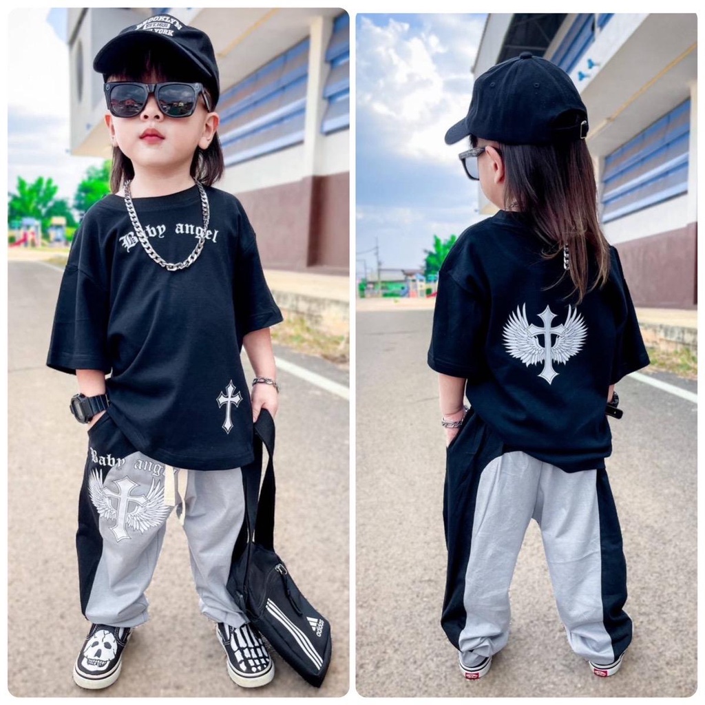 ชุดเซทแขนสั้นขายาว Baby angel