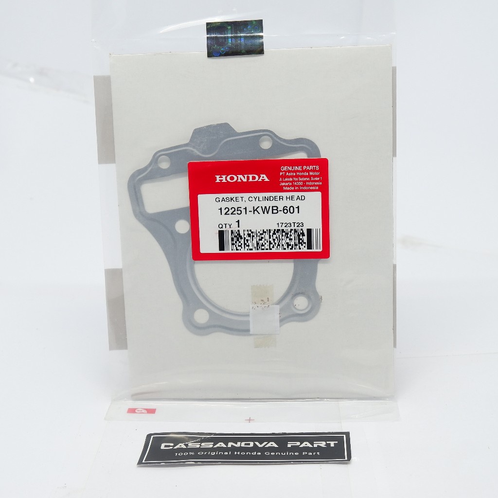 UPPER SEHER BLOCK GASKET BLADE 110 และ REVO 110 12251KWB601 เดิม