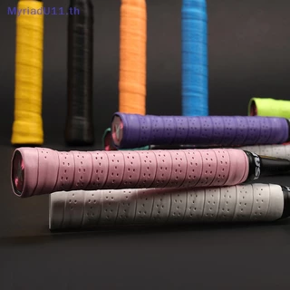 MyriadU เทปเหงื่อเทนนิส Handlebar Anti-Slip ไม้แบดมินตัน Grips ความยืดหยุ่น Sweatband เบ็ดตกปลา Dumbbel ปกป้อง TH