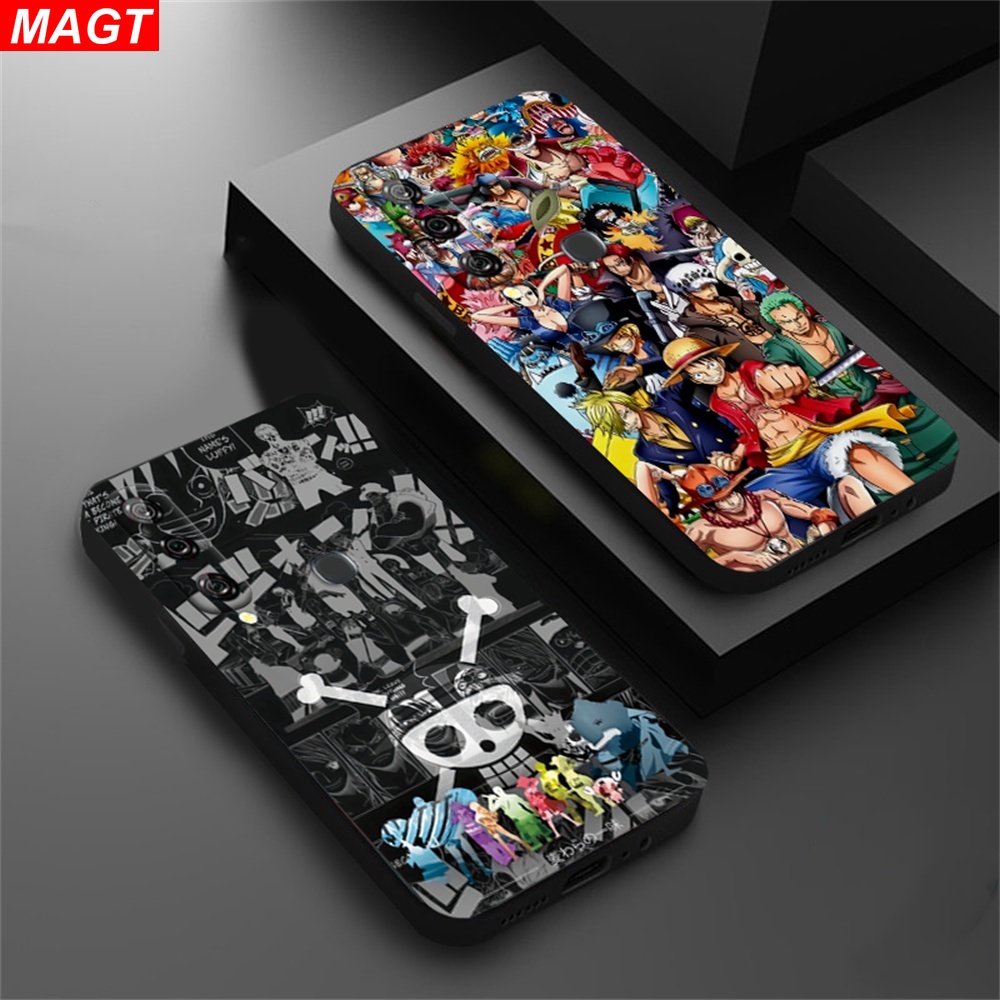 เคสโทรศัพท์มือถือ TPU แบบนิ่ม ลายการ์ตูนอนิเมะ One Piece สําหรับ Huawei P30 Lite Nova 5T Nova 3i Nova 7i Y6P Y7A Y6 Pro Y7 Pro 2019 Y9S