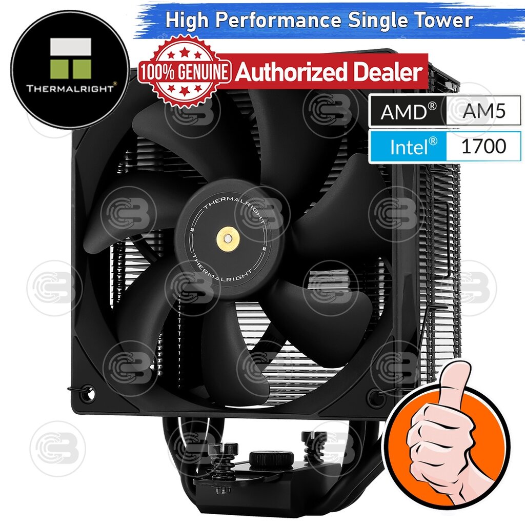 [CoolBlasterThai] Thermalright Assassin Spirit 120 EVO DARK CPU Heat Sink (AM5/LGA1851 Ready)