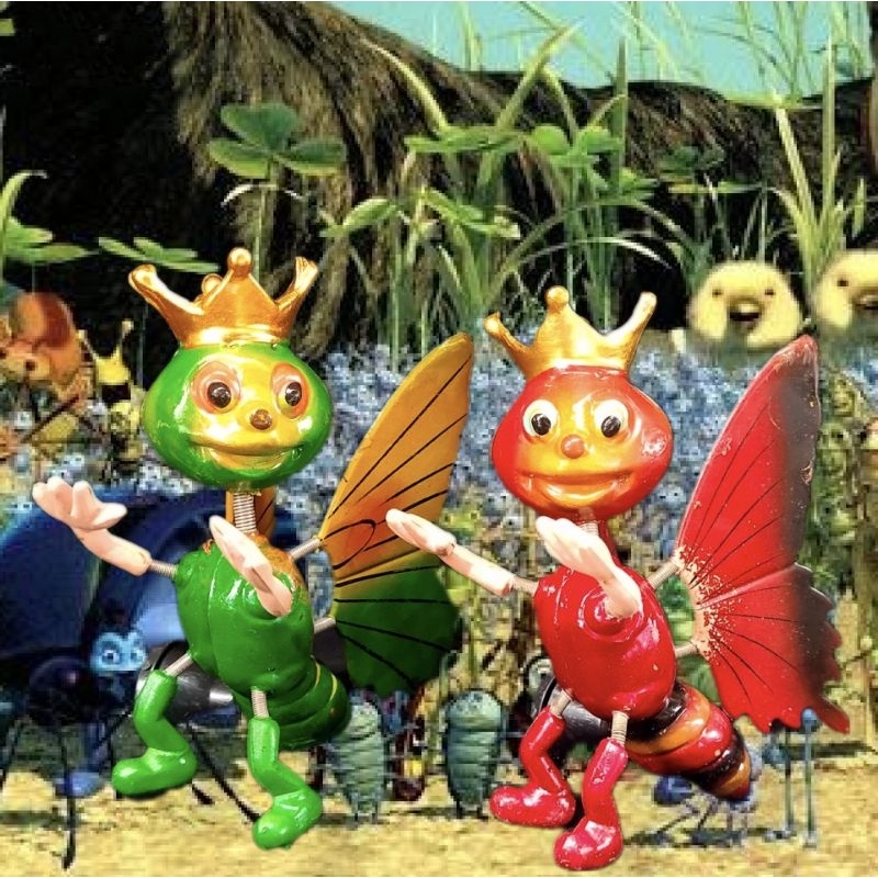 ตุ๊กตามด ตัวบั๊กส์ Flik การ์ตูนมด มดแอนิเมชั่น ของเด็กเล่นการ์ตูนดิสนีย์ ของมงคลตกแต่งบ้าน ราคาต่อ 1 ชิ้น 蚂蚁