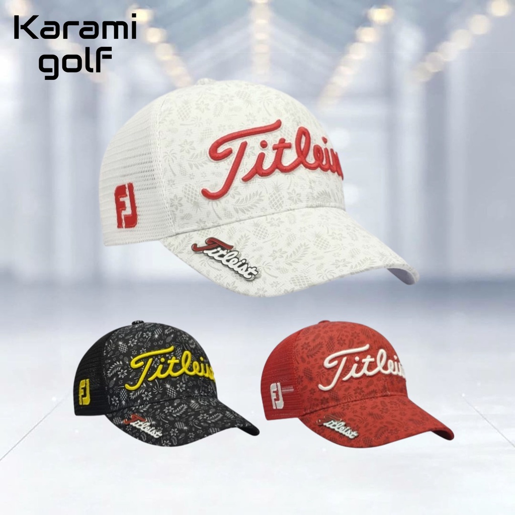 Karami ใหม่❗❗ระบายอากาศ หมวกกอล์ฟ หมวกกันแดด golf cap คุณภาพดี ปรับขนาดได้ มีหลายสี ให้เลือก รหัสสินค้าMTI003