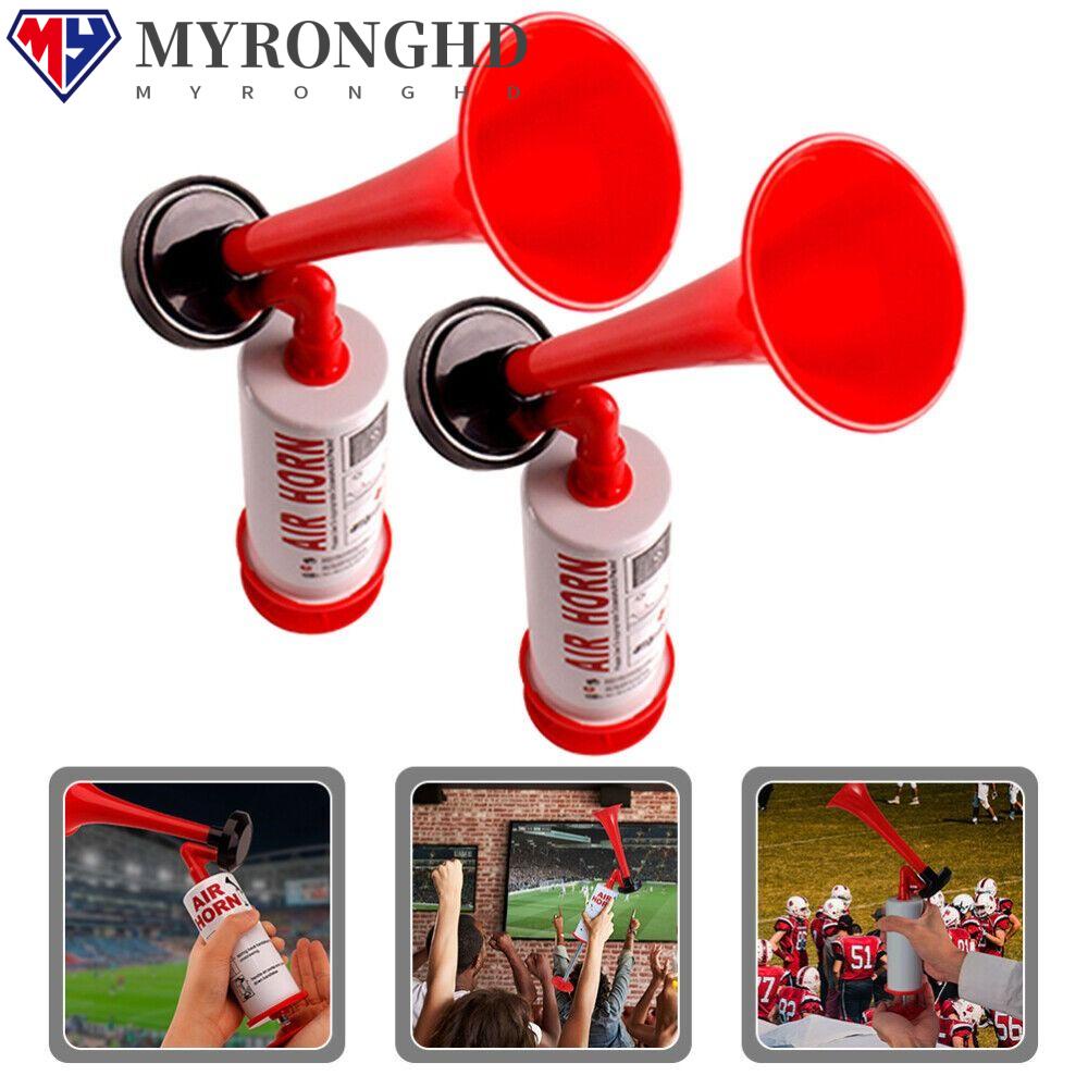 Myronghd Air Horn แตรเชียร์ลีดเดอร์ แบบพกพา อุปกรณ์เสริมสําหรับงานปาร์ตี้ ความปลอดภัยน้ำหนักเบาความสามารถในการขยายเสียงที่แข็งแกร่ง