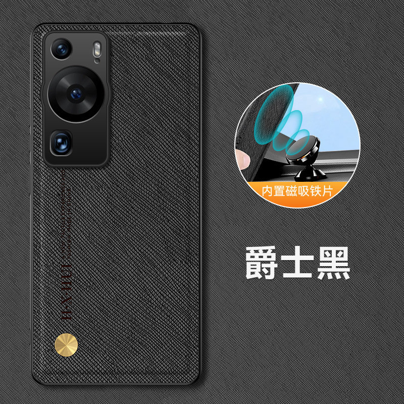 เคสป้องกันโทรศัพท์มือถือหนัง แบบแม่เหล็ก กันกระแทก สําหรับ Huawei P60Pro P50Pro P40 P30
