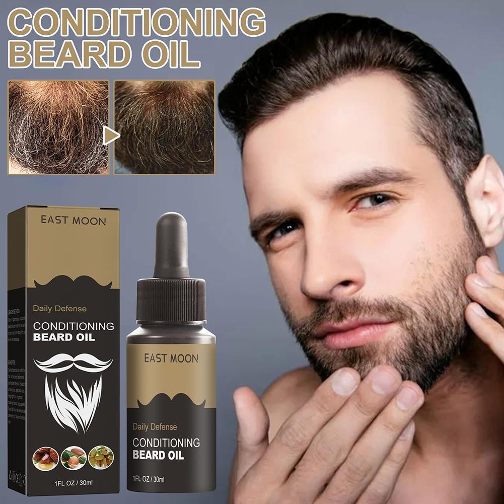 30ml Beard Care Oil น้ํามันปลูกผมหนวด L0G7