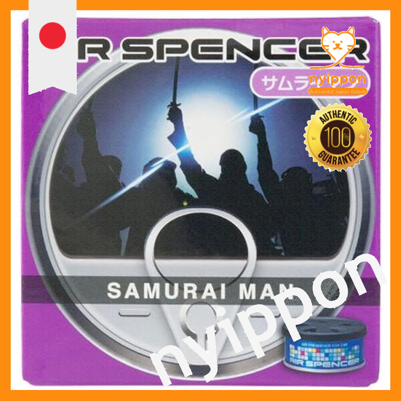 Eikosha Air Spencer Car Air Freshener - Refillable Cartridge Samurai Man 40g A37