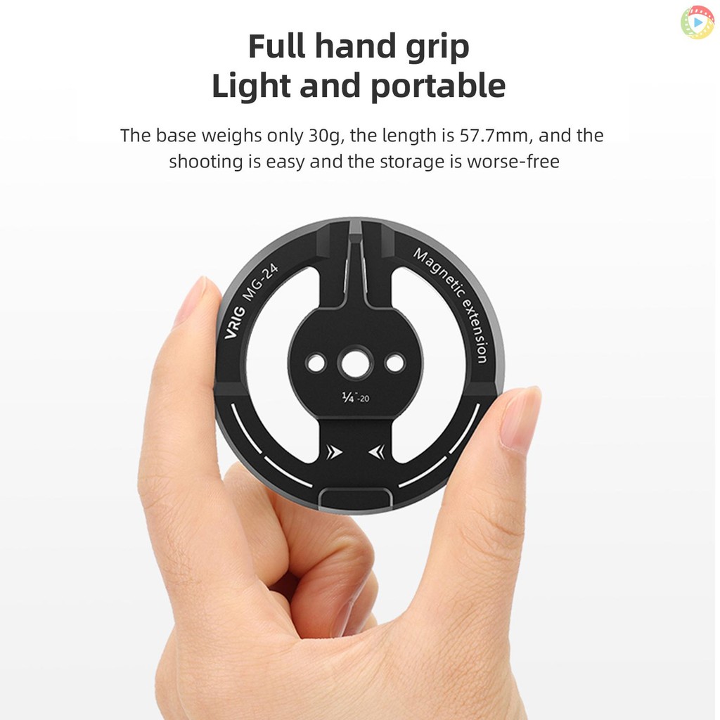 ฐานแม่เหล็ก VRIG MG-24 โทรศัพท์แม่เหล็กแบบพกพาขาตั้งกล้อง Mount Phone Mount P Came10 - รูปที่ 3