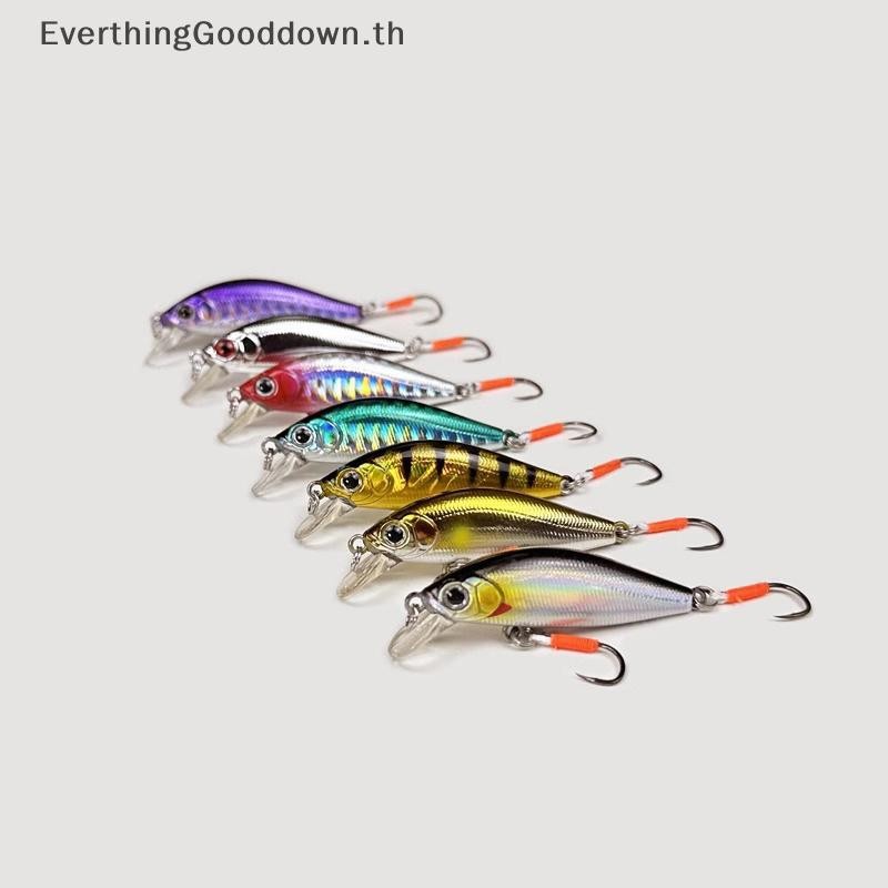 EVER 3.3G Micro-Object Trembling และ Sinking ขนาดเล็ก Mino ตกปลาเบสปาก Cocky น้ําจืด Luya เหยื่อปลอม TH