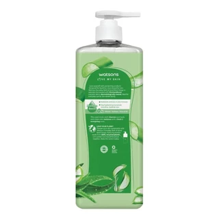 Watsons วัตสัน เลิฟ มาย สกิน อโลเวร่า เซ็นทิด ครีม บอดี้ วอช 1000มล.