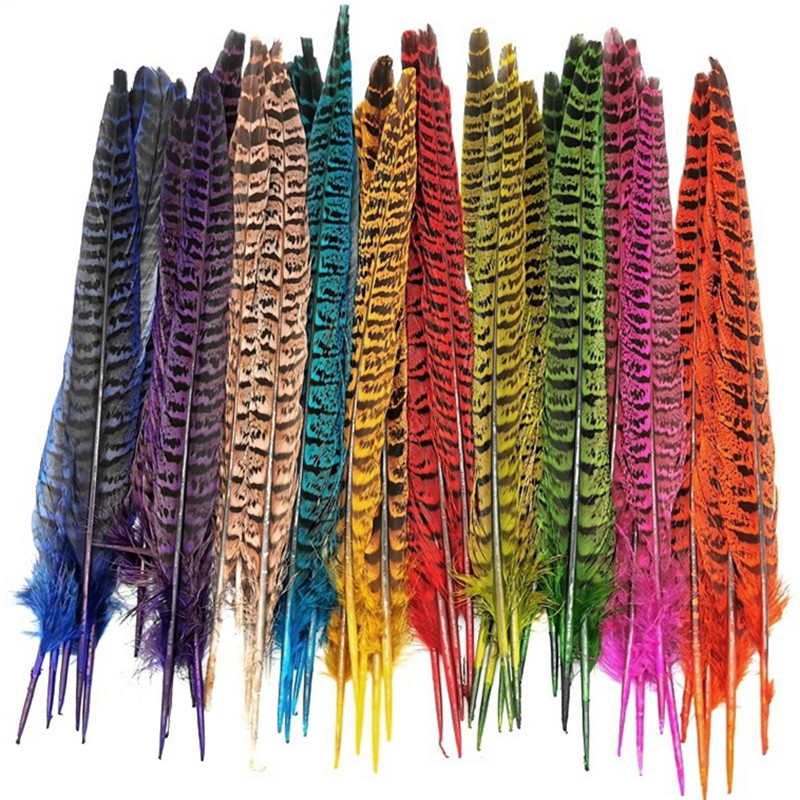 10 ชิ้น/ล็อตที่มีสีสัน Prime หญิงไก่ฟ้าหาง Feathers หมวกแจกัน Decor 25-30 ซม./10-12" ธรรมชาติไก่ฟ้า Feathers สําหรับงานฝีมืองานแต่งงานฮาโลวีนตกแต่ง Carnival Feather Decor