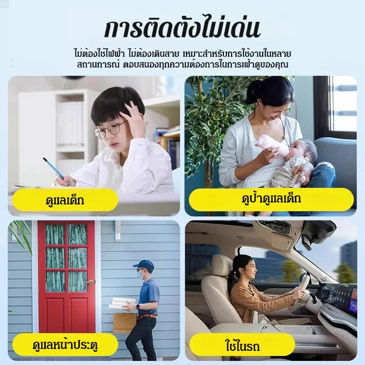 HD 1080P mini กล้องวงจรปิด wifi กล้องวงจรปิดไร้สายขนาดเล็กสำหรับใช้ในบ้านความละเอียดสูง X10 กล้องวงจรขนาดเล็ก - รูปที่ 5