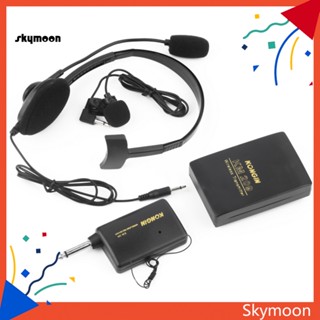 Skym* VHF ชุดหูฟังไมโครโฟนไร้สาย ขนาดเล็ก แบบพกพา