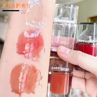 Xianen ลิปกลอส เนื้อเจลลี่ใส กันน้ํา ให้ความชุ่มชื้น 3 สี 4 กรัม