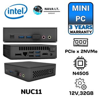 COINSคืน15%⚡FB9JMZV6⚡ INTEL MINI PC (มินิพีซี) NUC ESSENTIAL KIT CELERON N4505 BNUC11ATKC20001 MINI PC ประกัน 3 ปี