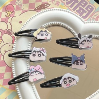 Cartoon Little New BB Clip Girls New INS Cute Anime Hair Clip Girls Sweet Bangs Clip Funny and Funny Hair Accessories Hair Clip