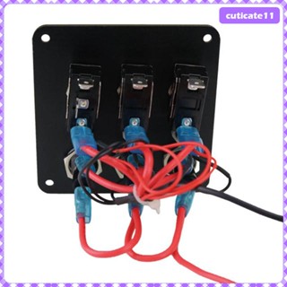 [Cuticate1] แผงสวิตช์ไฟ LED 12V-24V สําหรับเรือยอร์ช 1 ชิ้น