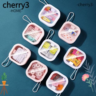 Cherry3 คลิปกดเก็บเครื่องประดับ ทรงสี่เหลี่ยม ขนาดเล็ก