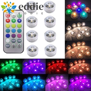 26edie ไฟใต้น้ํา LED ไฟบ่อน้ํา RGB อ่างน้ําร้อน งานแต่งงาน ไฟชา สระว่ายน้ํา ตกแต่งปาร์ตี้