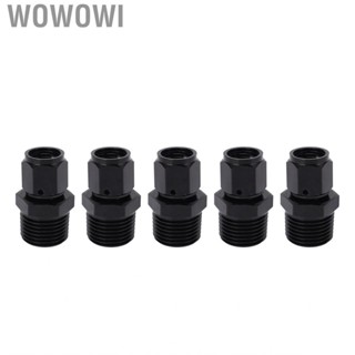 Wowowi 6AN To 1/2 NPT Adapter Female Male Swivel Aluminum Alloy Prevent Leakage for Fuel Filter Pump