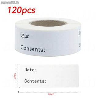120pcs/Roll Self-Adhesive Sticker Label For Home Kitchen Food Marking Date