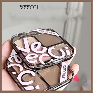 Veecci คอนทัวร์ ไฮไลท์ คอนทัวร์ เนื้อแมตต์ กลิตเตอร์ สี่สี ติดทนนาน