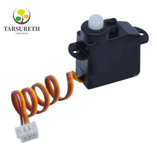 Tarsureth เซอร์โวดิจิทัล มอเตอร์เกียร์เซอร์โว พลาสติก หมุนได้ 180 องศา 2 กรัม 2.2G สําหรับเครื่องบิน รถบรรทุก