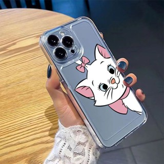 เคสโทรศัพท์มือถือแบบนิ่ม กันกระแทก ลายแมว Mary Cat Space สําหรับ iPhone 15 14 13 12 11 X XR XS PRO MAX PLUS MINI