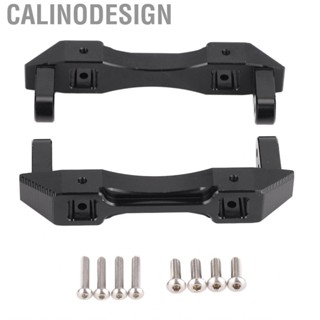 Calinodesign 2Pcs RC Bumper Bracket 1/10 LCG Black Aluminium Alloy For New