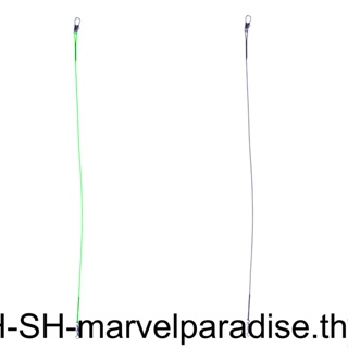 【Mapde】สายลวดเหล็ก ป้องกันการกัด พร้อมลูกหมุน สําหรับตกปลา 1 2 3 5 10 ชิ้น ต่อชุด