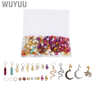 Wuyuu Dreadlocks Jewelry Wide Use Hair Ornament Various Styles Wedding DIY