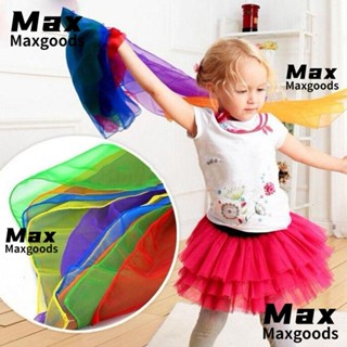 Maxg ผ้าพันคอเต้นรํา สีพื้น อุปกรณ์ประกอบฉาก ประสิทธิภาพสูง สําหรับกระเป๋าถือ ผ้าพันคอดนตรี