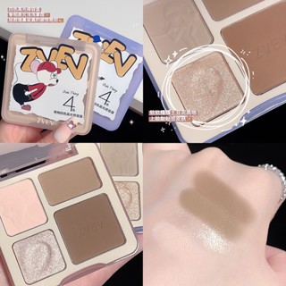 [Daily optimization] Little Red Book recommended four-color cosmetic plate matte stereo highlight cosmetic Integrated Plate brightening highlight shadow comprehensive plate 8/21