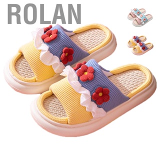 Rolan Slipper Comfortable Quick Drying Breathable Skidproof Women Sandal for Home Bedroom