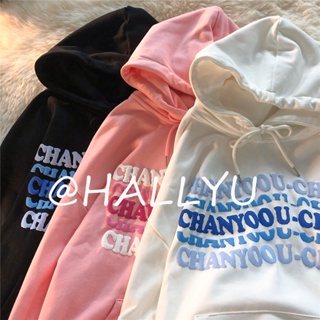 HALLYU  เสื้อผ้าผู้ญิง แขนยาว เสื้อฮู้ด คลุมหญิง สไตล์เกาหลี แฟชั่น  Beautiful ทันสมัย Comfortable พิเศษ A98J392 36Z230909