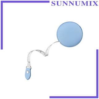 [Sunnimix] เทปวัดร่างกาย แบบดึงกลับได้ พร้อมปุ่มกด ขนาด 150 ซม. 60 นิ้ว สําหรับตัดเย็บเสื้อผ้า งานฝีมือ