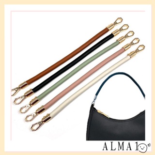 Alma สายกระเป๋า สายคล้องไหล่ หนัง PU นิ่ม 40 60 ซม. DIY อุปกรณ์เสริม แบบเปลี่ยน สําหรับกระเป๋าถือ