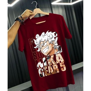 เสื้อเลือกตั้ง เสื้อยืด Onepiece LUFFY GEAR 5 OVLONG หลากสี สุดเท่